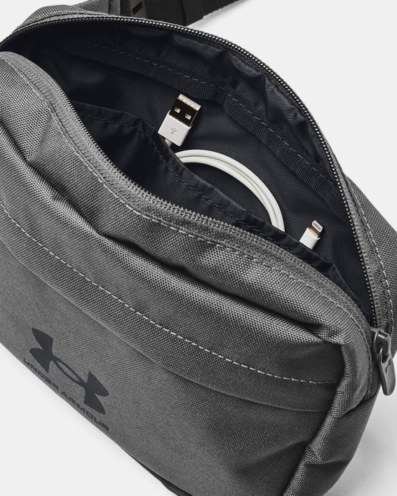 UA SportStyle Lite Waist Bag Crossbody in Gray image number 3
